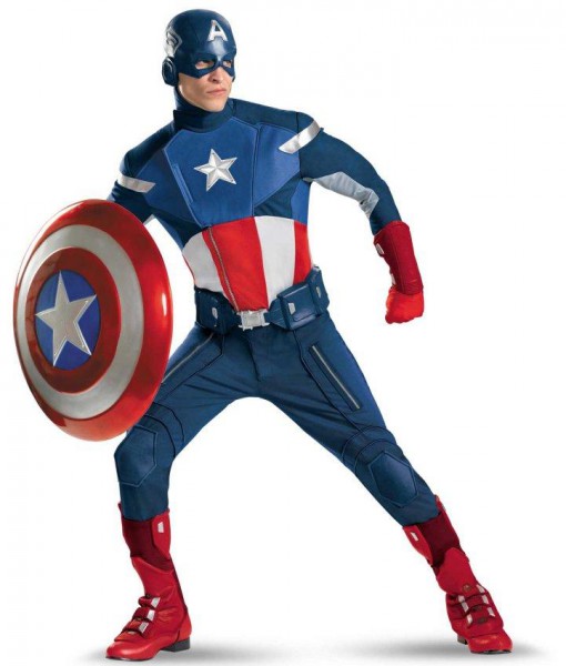 The Avengers Captain America Elite Adult Costume