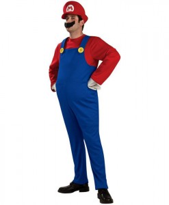 Super Mario Bros. Mario Deluxe Adult Costume