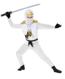 White Ninja Avengers Series II Toddler Costume