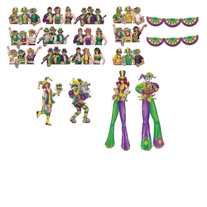 Mardi Gras Reveler Props Wall Add-Ons - Halloween Costume Ideas 2023