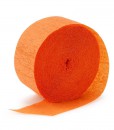 Bright Orange (Orange) Crepe Streamer - 81'