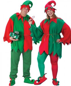 Classic Elf Adult Plus Costume