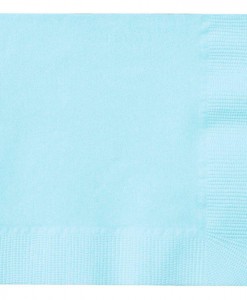 Pastel Blue (Light Blue) Beverage Napkins (50 count)