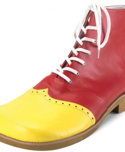 Wing Tip Clown (Red/Yellow) Adult Shoes