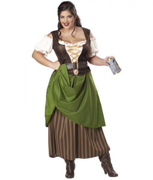 Tavern Maiden Adult Plus Costume