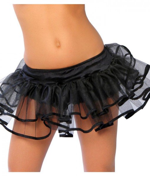 Double Layer Petticoat (Black) Adult
