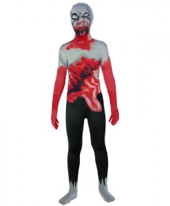 Zombie Skin Suit Child Costume