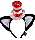 Cat In The Hat Deluxe Headband With Ears