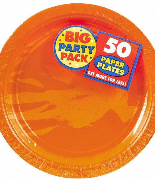 Orange Peel Dinner Paper Plates 10 | 20ct