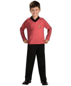 Star Trek Classic Red Child Costume