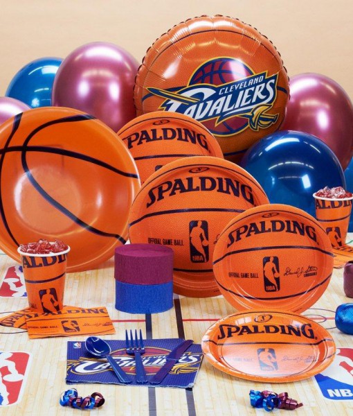 Cleveland Cavaliers NBA Basketball Deluxe Party Kit