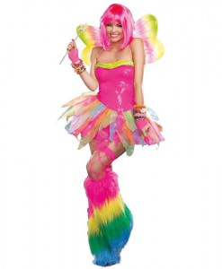 Rainbow Fairy Rave Dress