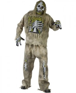 TOTENKOPF MASKE & KAPUZE # Halloween Sensenmann Zombie Skelett Kostüm Party 4597 