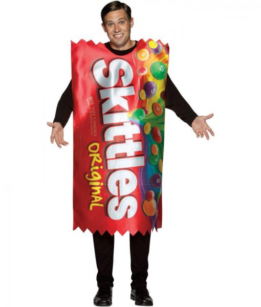 Skittles Wrapper Adult Costume - Halloween Costume Ideas 2022