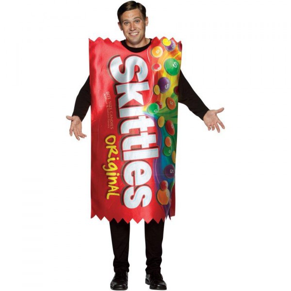 Skittles Wrapper Adult Costume - Halloween Costume Ideas 2019