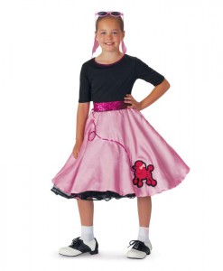 Pink Sock Hop Child Costume