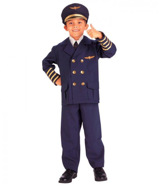 Airline Pilot Child Costume