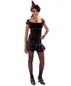 Rockin' Roses Witch Teen Costume