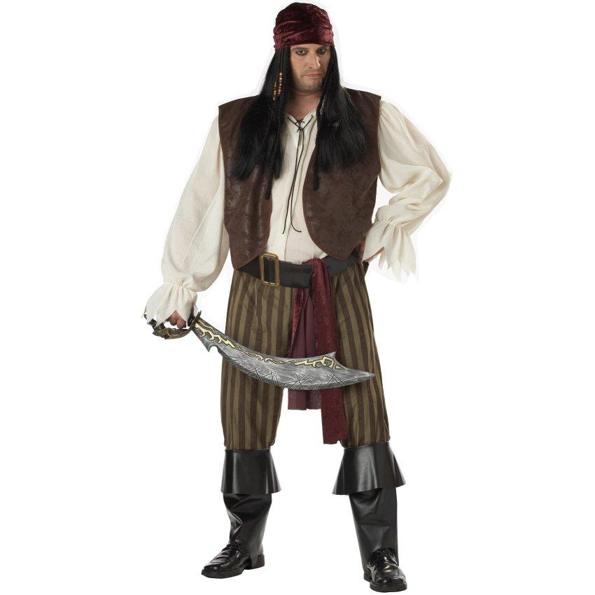 Rogue Pirate Adult Plus Costume - Halloween Costume Ideas 2019