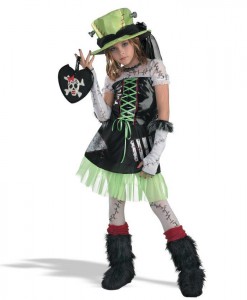 Monster Bride (Green) Child Costume