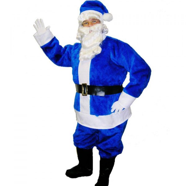 Blue Santa Suit Adult Large Costume - Halloween Costume Ideas 2021
